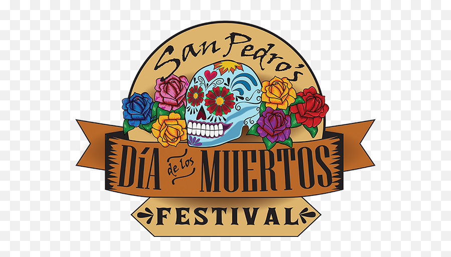 San Pedros 7th Annual De Los - Dia De Los Muertos Logo Png Emoji,Dia De Los Muertos Clipart