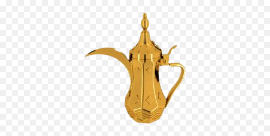 Gold Dullah - Arabic Coffee Pot Png Clipart Full Size Emoji,Pots Of Gold Clipart
