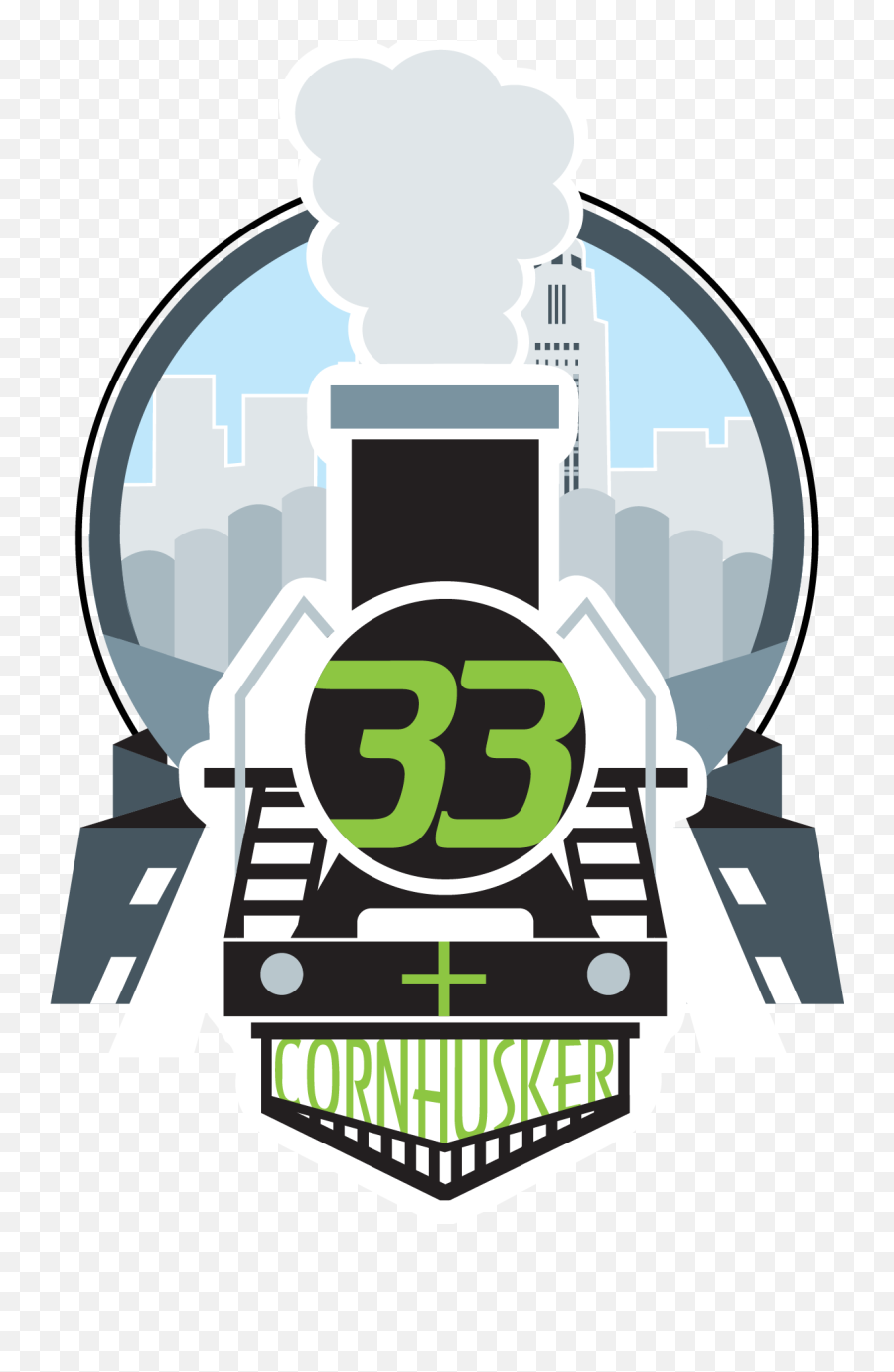 North 33rd U0026 Cornhusker - Book Train Logo Emoji,Nebraska Cornhuskers Logo