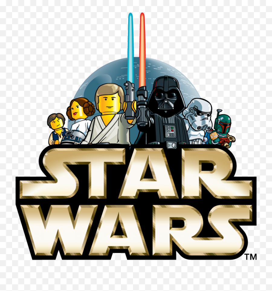 Lego Star Wars Logo Clipart Png - Star Wars Clipart Emoji,Star Wars Logo Transparent