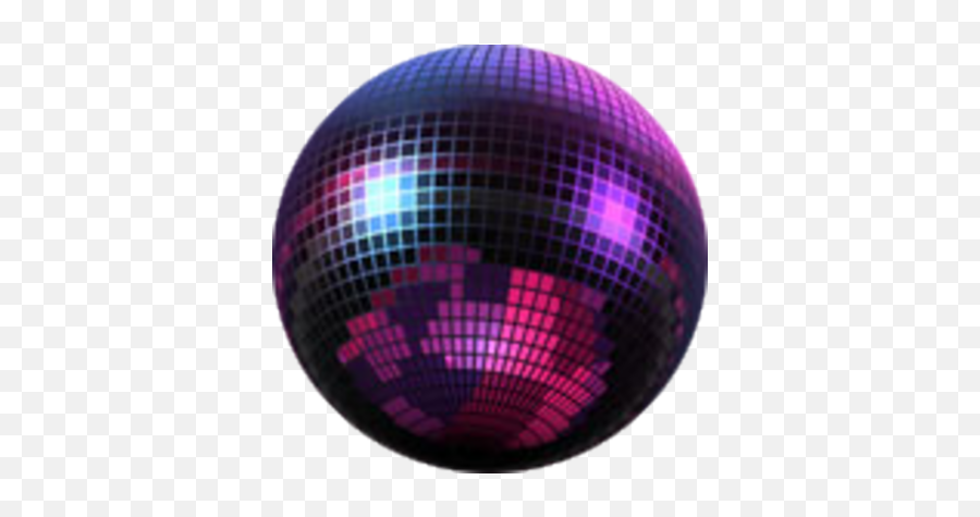 Purple Disco Ball - Transparent Background Vector Disco Ball Png Emoji,Disco Ball Transparent
