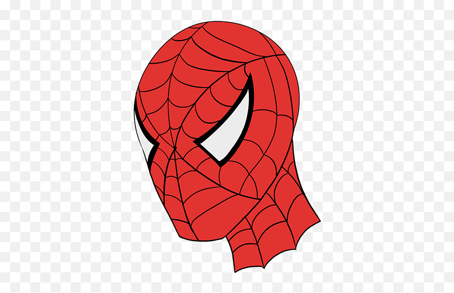 Spider Man Face Png Clipart - Transparent Spiderman Face Emoji,Spiderman Clipart Black And White