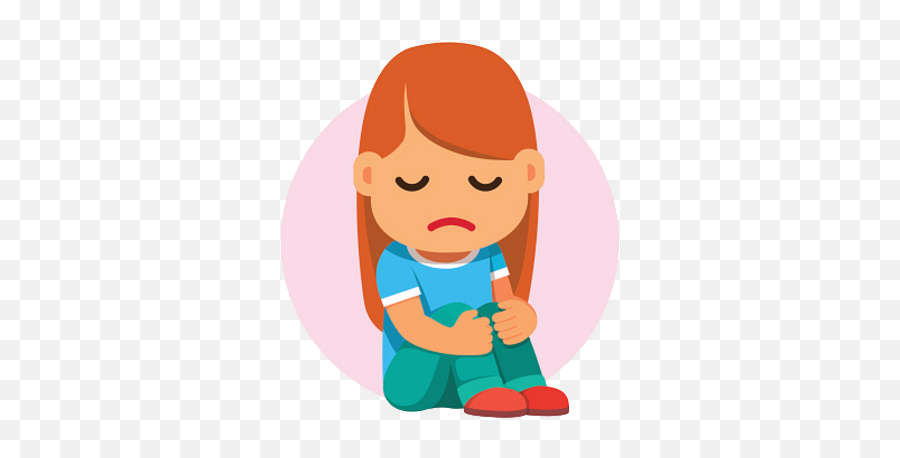 Sad Child Clipart Png - Sad Teen Clipart Png Emoji,Sad Clipart