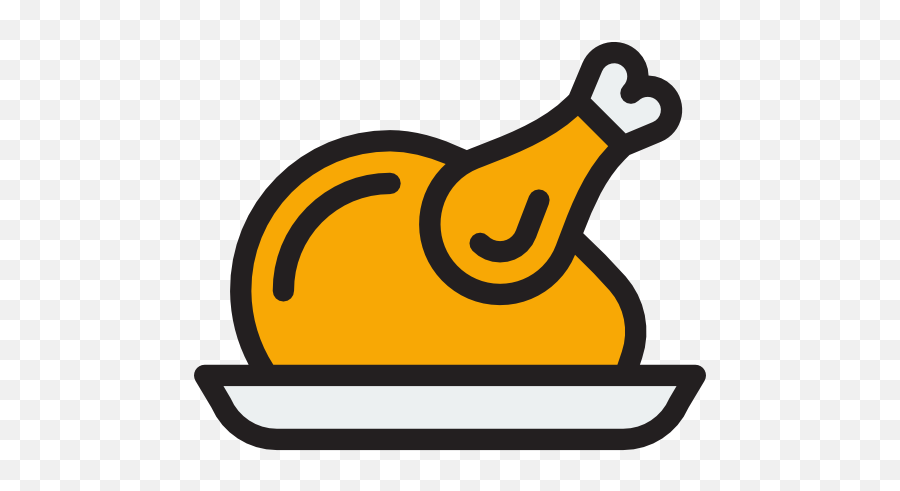 Food Thanksgiving Turkey Dinner Chicken Animals Icon Emoji,Church Thanksgiving Dinner Clipart