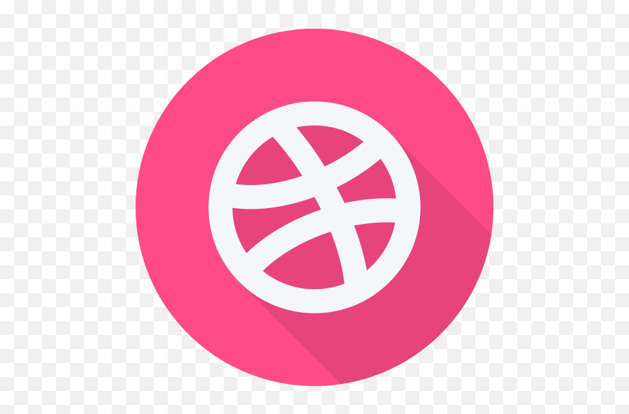 Social Network Dribbble Logo Social Brand Website Icon Emoji,Dribbble Logo