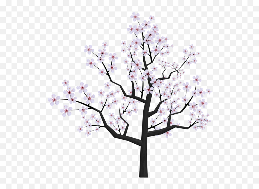 Japanese Clipart Japan Cherry Blossom Picture 1435217 - Cherry Blossom Out Line Tree Drawing Emoji,Cherry Blossom Clipart