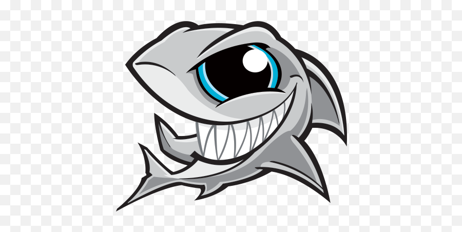Eye Clipart Shark - Big Eye Cartoon Fish Png Download Transparent Background Cartoon Shark Emoji,Eye Clipart