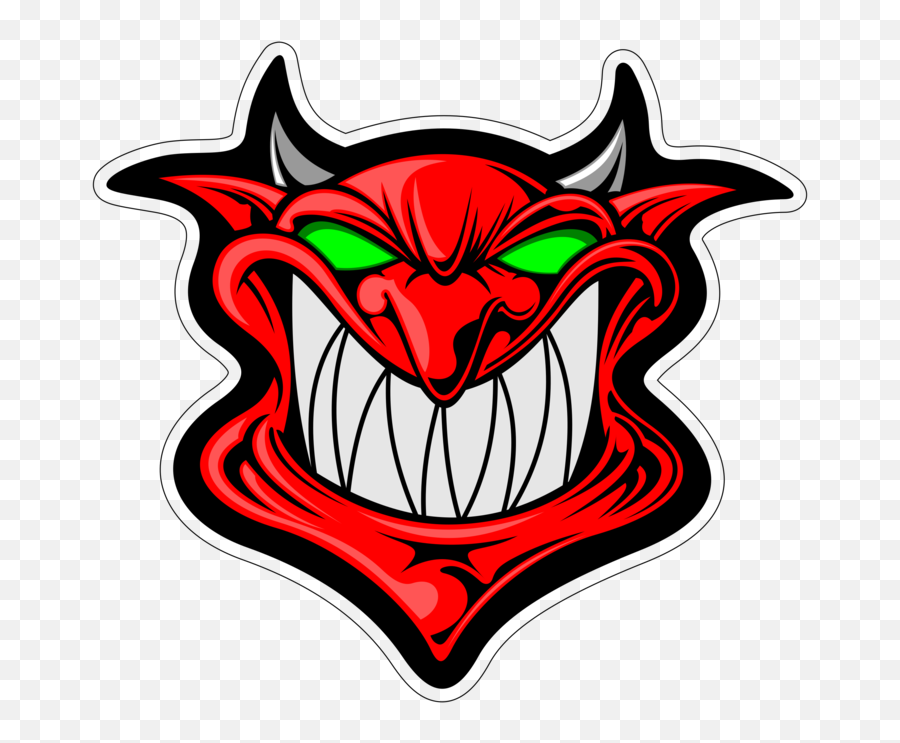 Symbol Fictional Character Logo Png - Demonios Animados Emoji,Demon Logo