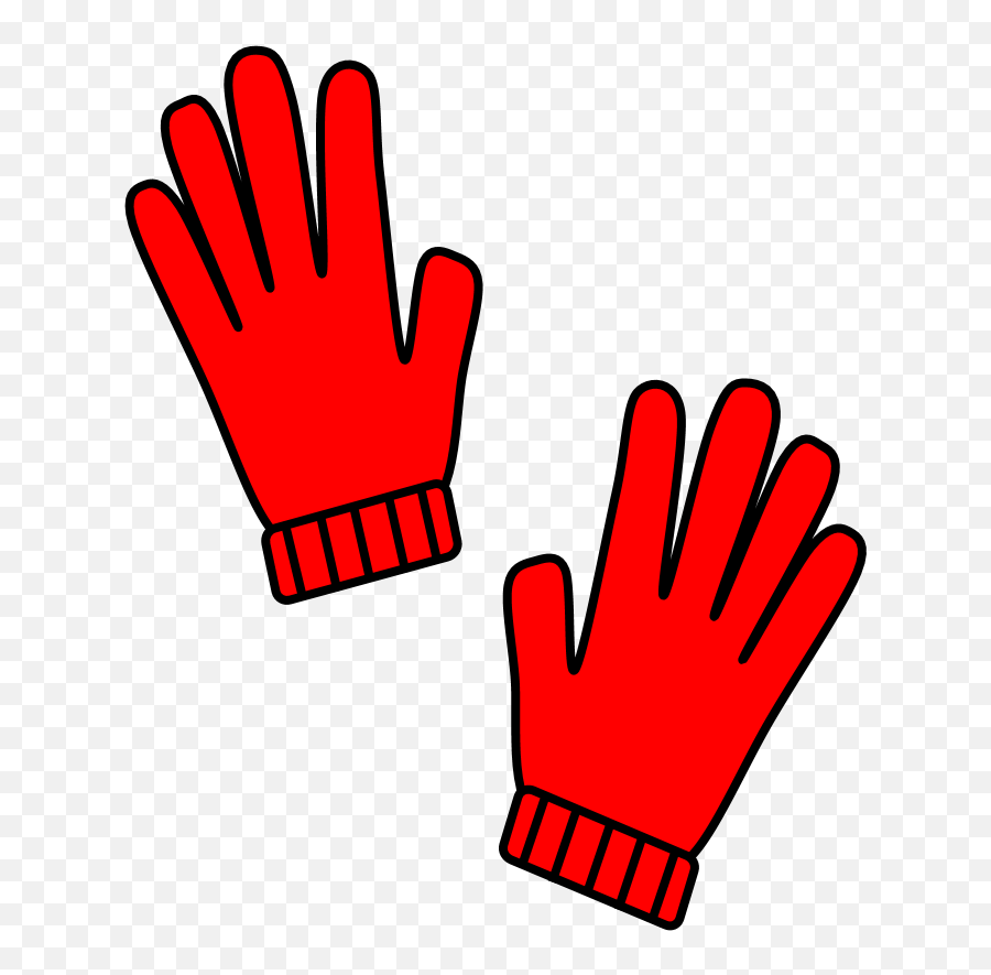 Gloves Red Clipart - Clip Art Red Gloves Emoji,Red Clipart