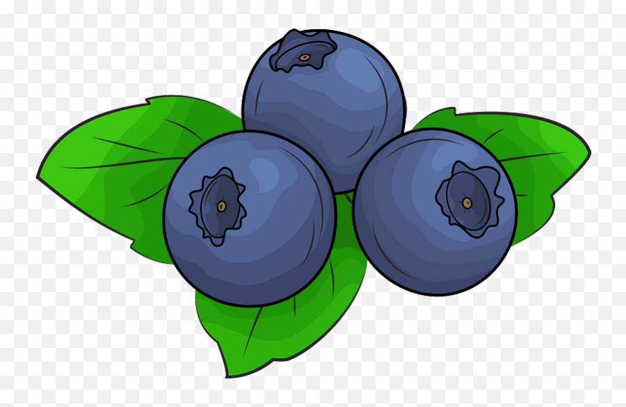 Blueberries Clipart - Fresh Emoji,Blueberry Clipart