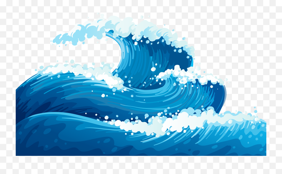 Free Cliparts Ocean Waves Download - Ocean Wave Clipart Emoji,Wave Clipart