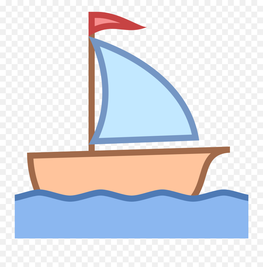 Sail Boat Clip Art Png Image With No - Clip Art Sail Boat Emoji,Boat Clipart