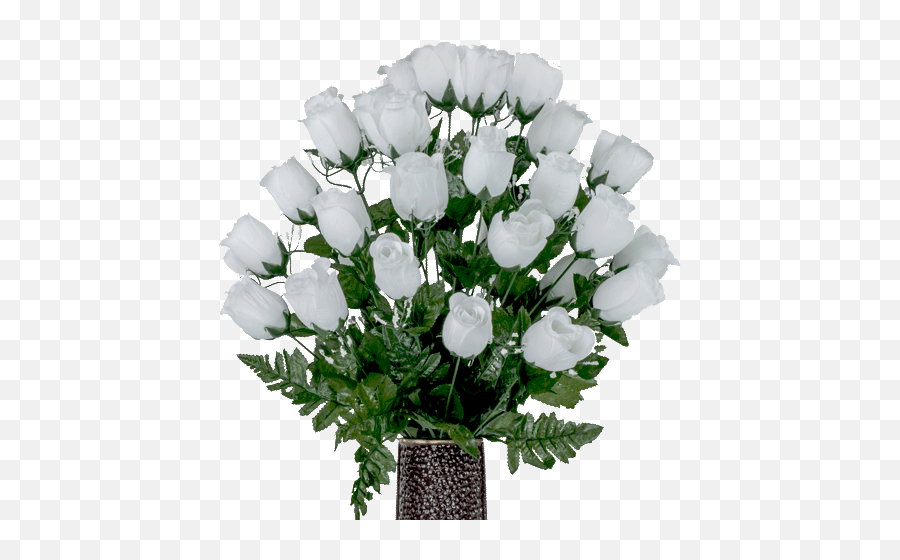 Flowers For Cemeteries Inc - Vase Emoji,White Rose Png