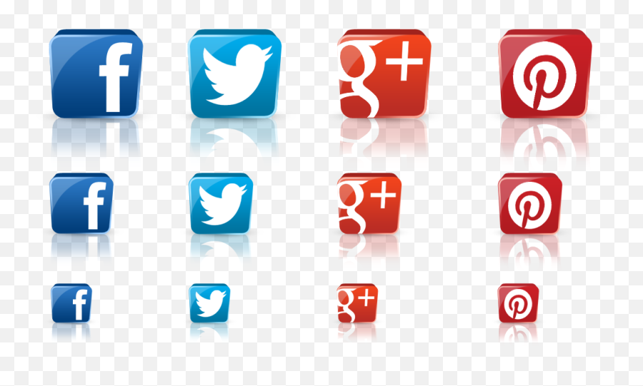 Social Media Icons Vector - Social Media Logos 3d Button Vector Social Media 3d Emoji,Social Media Icons Transparent