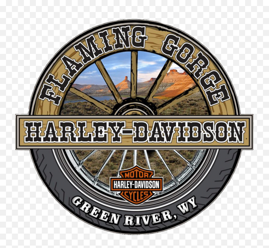 Fghd - Flaming Gorge Harley Davidson Green River Wyoming Emoji,Wheel Logo