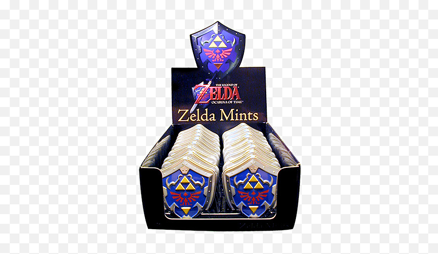 Zelda Link Shield Candy Tin - Legend Of Zelda Mints Emoji,Zelda Logo