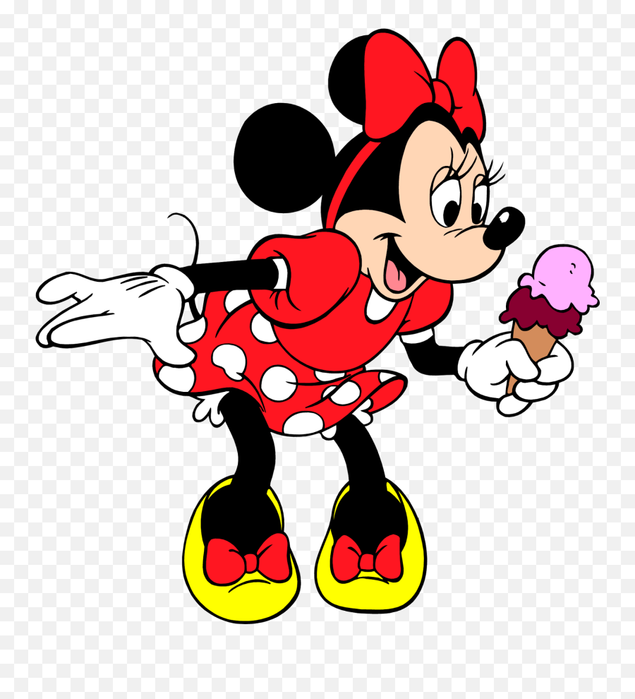 Minnie Mouse Clipart Minnie Mouse Cartoons Mickey - Minnie Minnie Mouse Character Png Emoji,Minnie Mouse Clipart