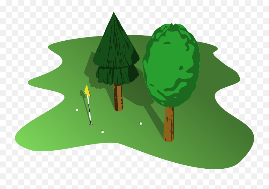 Plantleaftree Png Clipart - Royalty Free Svg Png Clipart Lapangan Golf Emoji,Golf Clubs Clipart