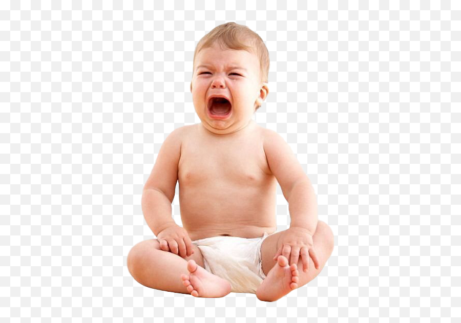 Crying Baby Png Image - Baby Crying Sitting Down Emoji,Baby Png