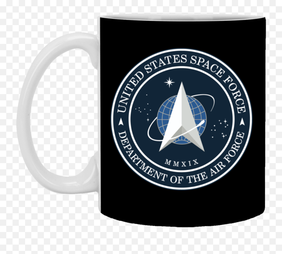 United States Space Force Mmxix Department Of The Air Force - Magic Mug Emoji,Trump Space Force Logo