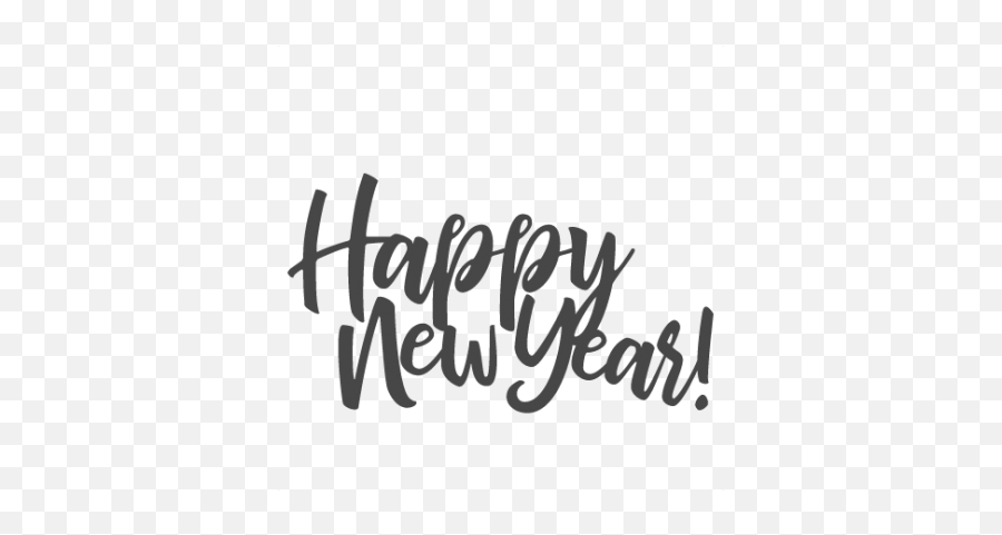 Happy New Year Clipart 2018 - Happy New Year Lettering Png Emoji,Happy New Year Clipart