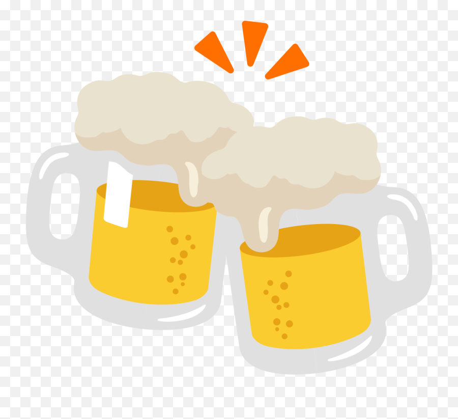 Emoji U1f37b - Beer Glassware,Beers Png