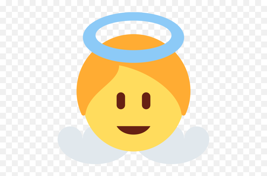 Baby Angel Emoji - Angel Emoji Twitter,Angel Emoji Png