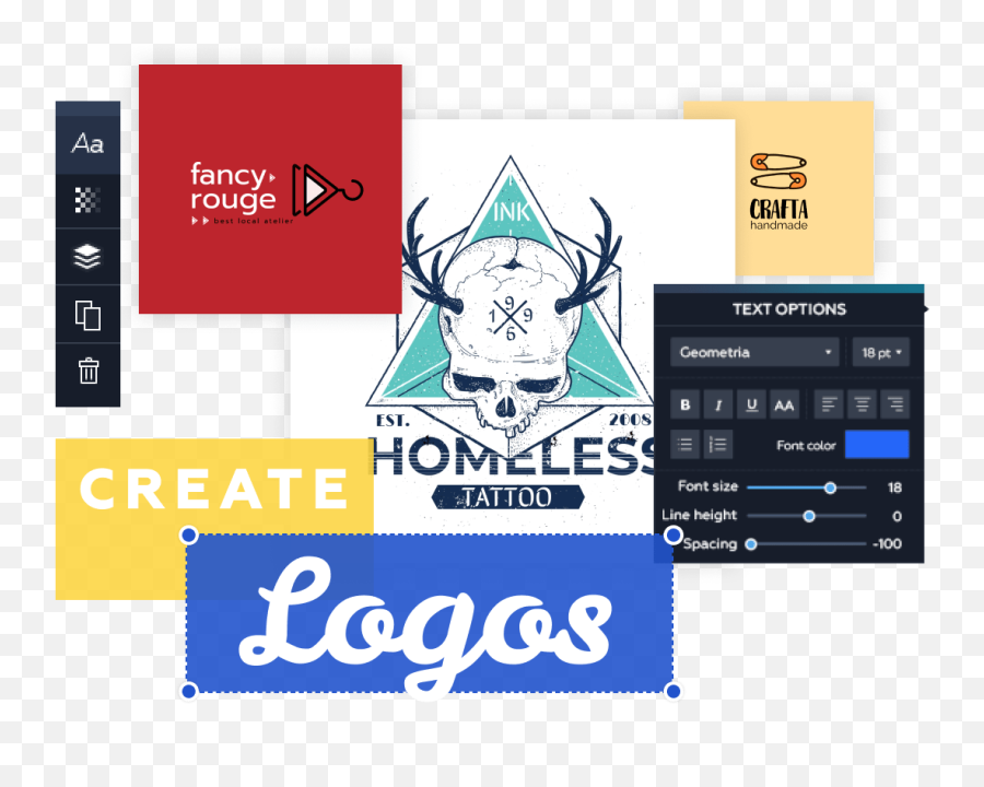 Crello Logo Maker Create Cool Logos In - Horizontal Emoji,Cool Logos