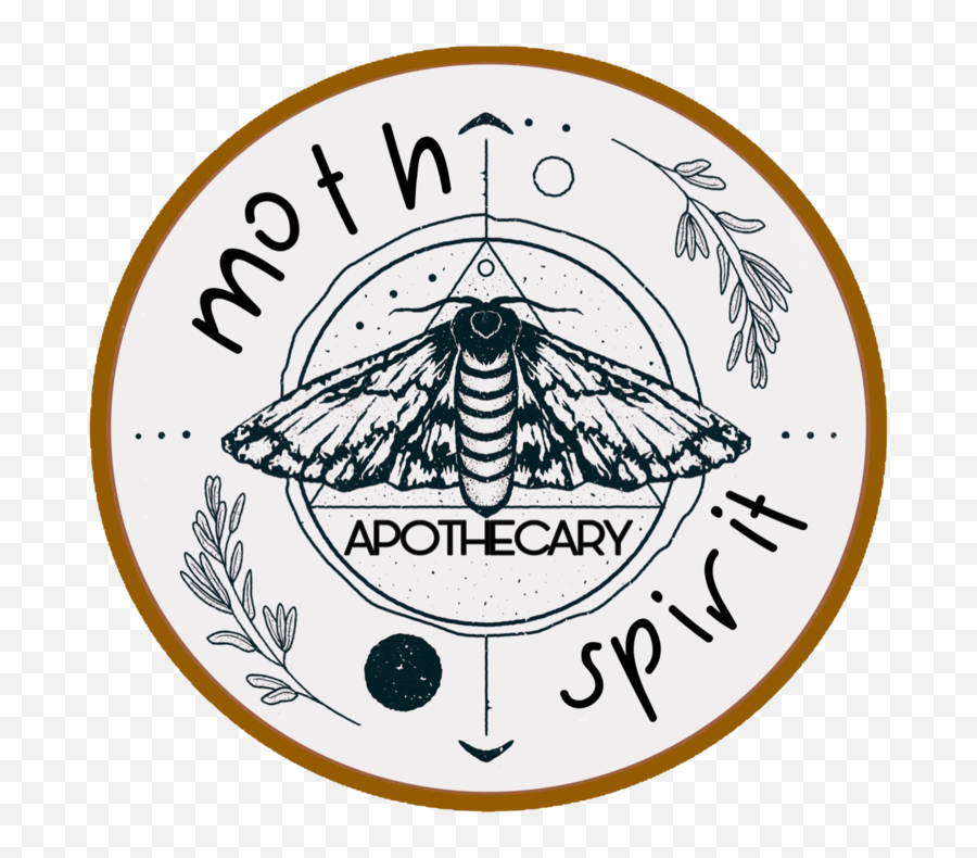 Moth Spirit Apothecary Emoji,Moth Logo