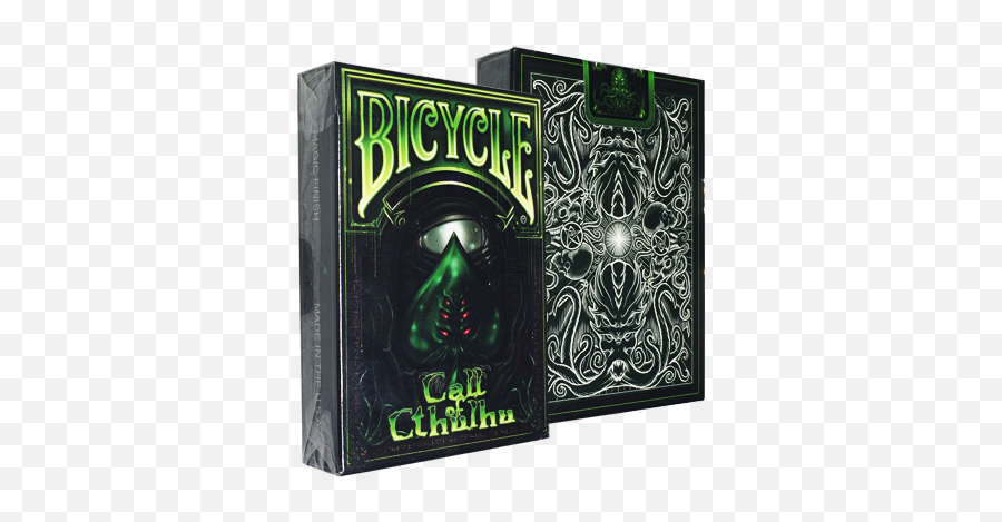 Bicycle Call Of Cthulhu Deck - Green Limited Edition By Emoji,Call Of Cthulhu Logo