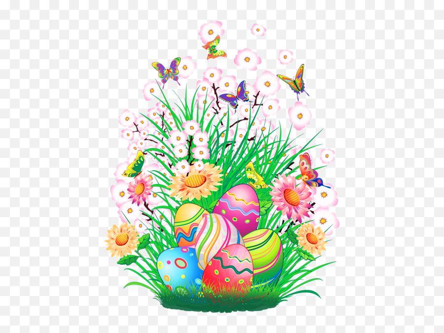 0 Emoji,Easter Flowers Clipart