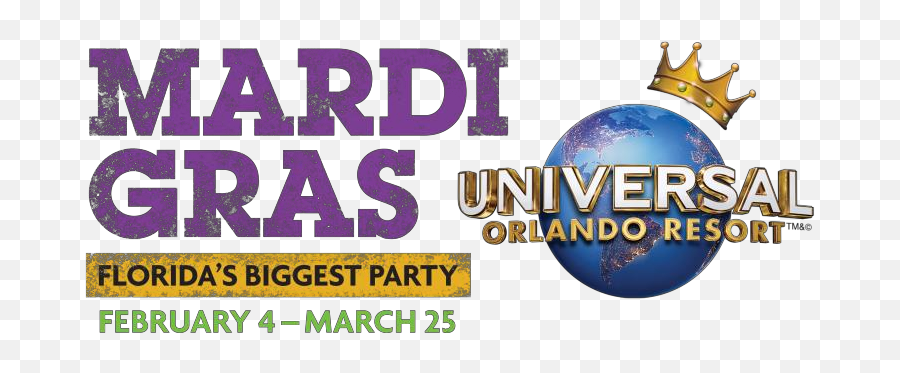 Universal Mardi Gras 2017 Overview - Mardi Gras 25 Universal Emoji,Universal Studios Logo