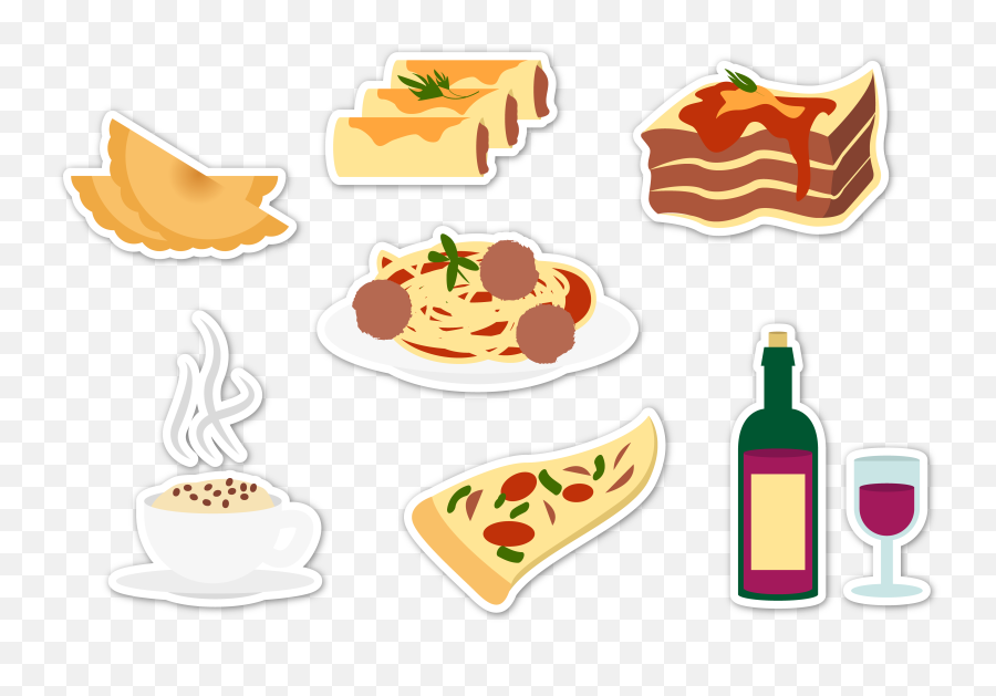 Cocina Italiana Lasaña Ilustración - Característica De Emoji,Comida Png