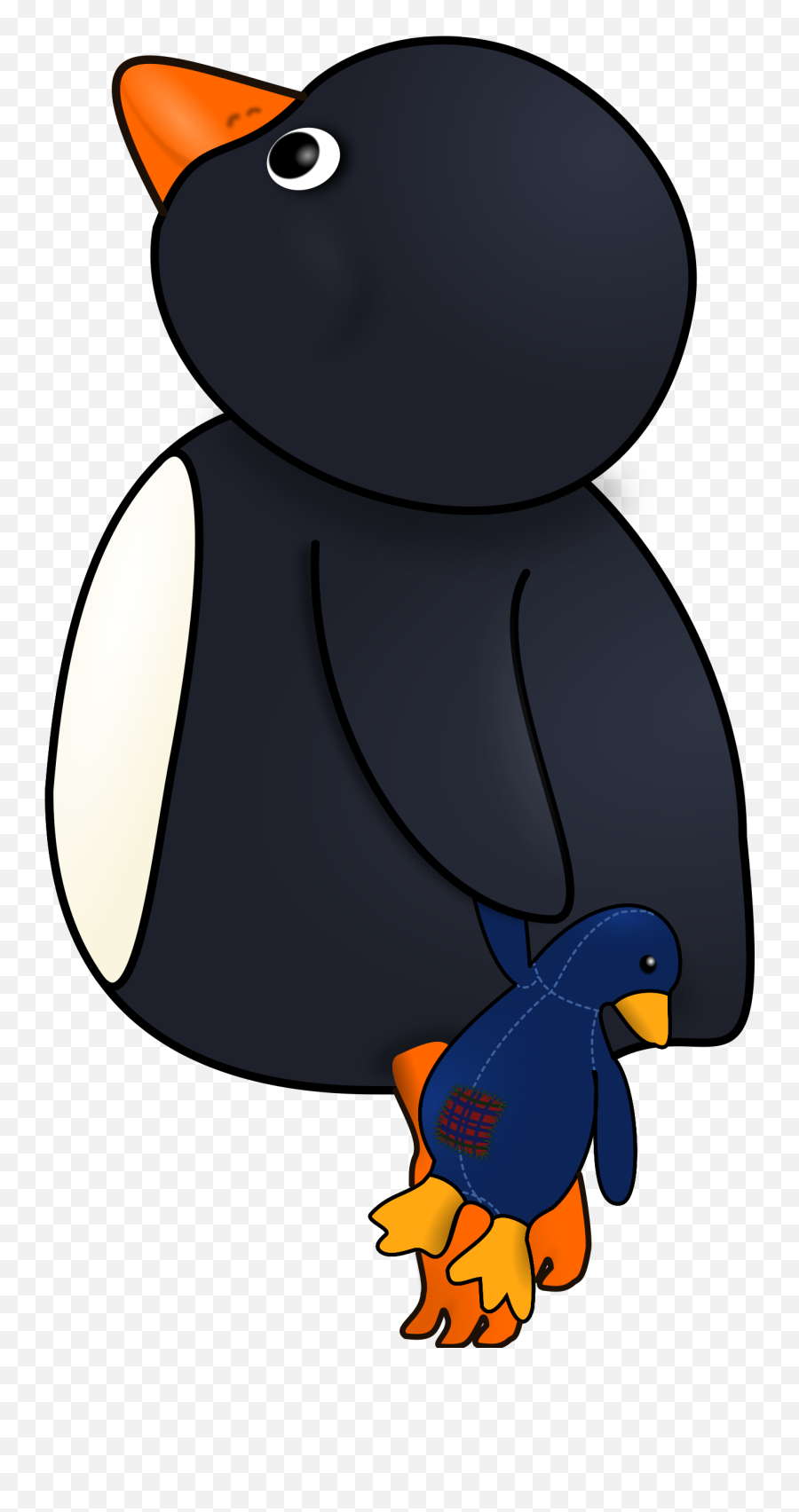 Big Image - Penguin 1 Inch 25mm Pin Button Badge Penguins Emoji,Baby Penguin Clipart