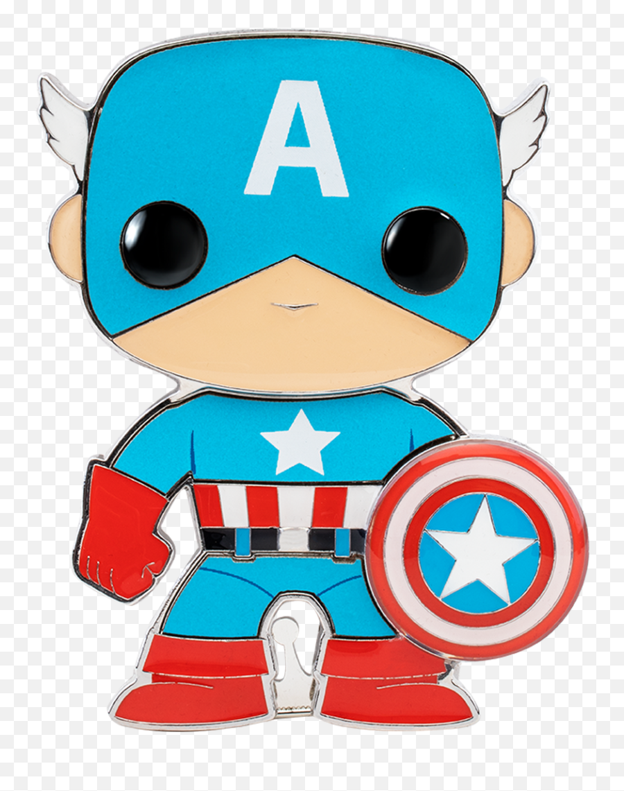 Funko Pop Pin Marvel - Captain America Emoji,Falcon Marvel Png