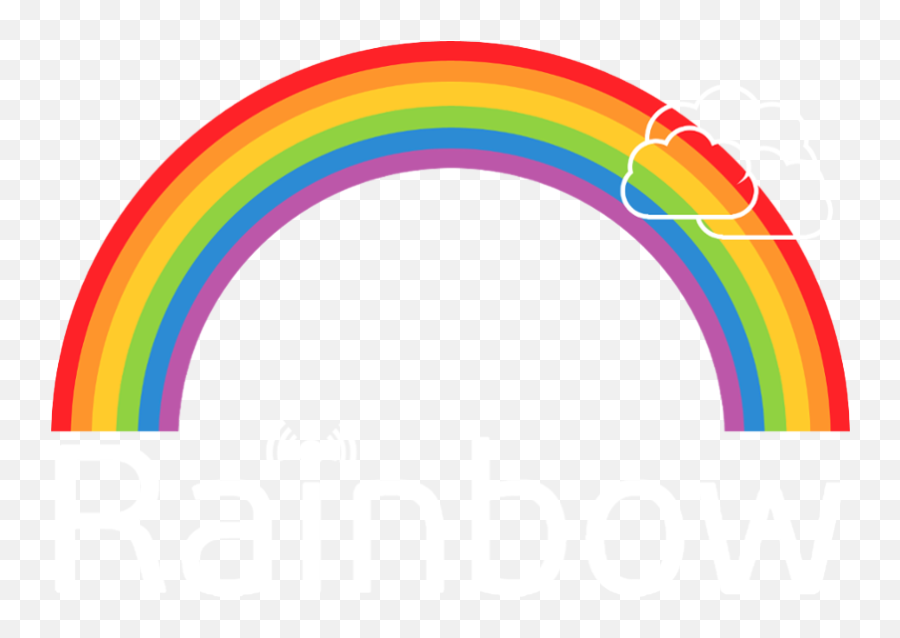 Rainbow - Best Cloud Storage Manager Rainbow Clipart Emoji,Rainbow Logo