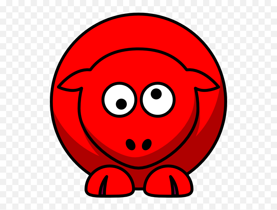 Sheep Red Looking Crossed - Eye Clip Art At Clkercom Vector Emoji,Cute Sheep Clipart