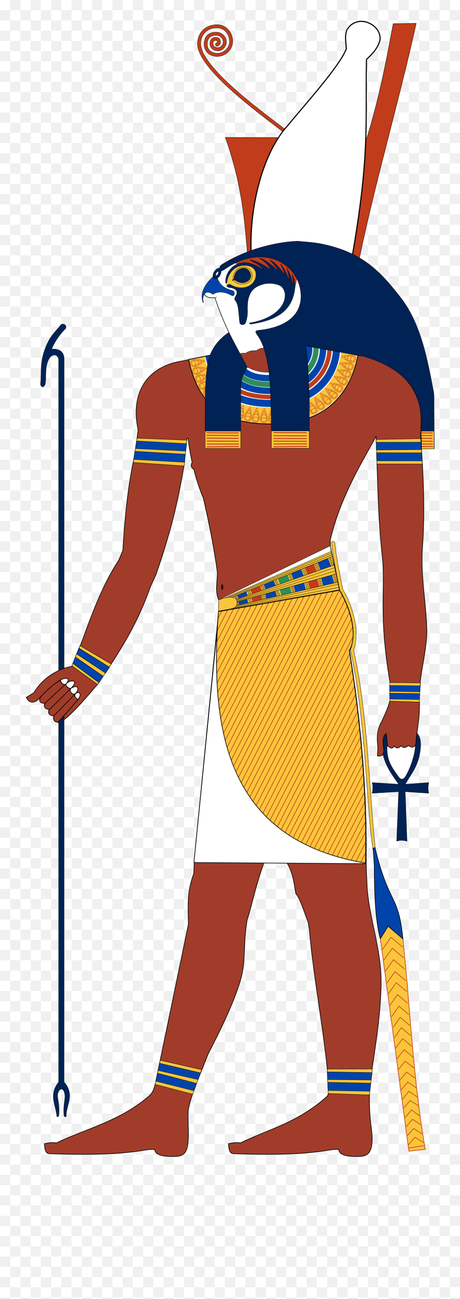 Horus - Wikipedia Ancient Egypt God Clipart Emoji,Dio Face Png