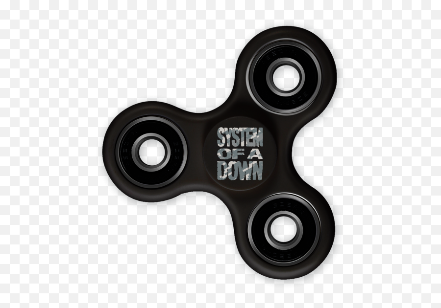 Download Free Black Fidget Spinner Images Free Hq Image Icon - Solid Emoji,System Of A Down Logo