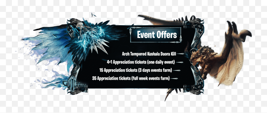 Mhw Events Boosting Section - All Events Covered Exclusive Emoji,Monster Hunter World Logo