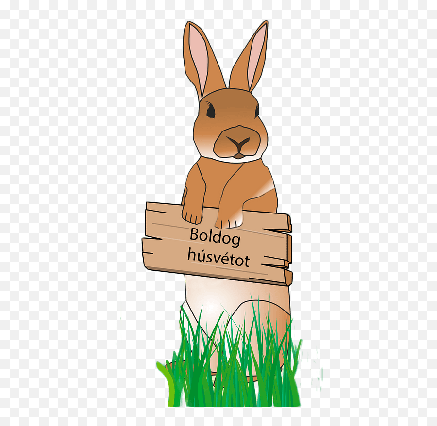 Easter Bunny Clipart Free Download Transparent Png Creazilla - Domestic Rabbit Emoji,Easter Bunny Clipart