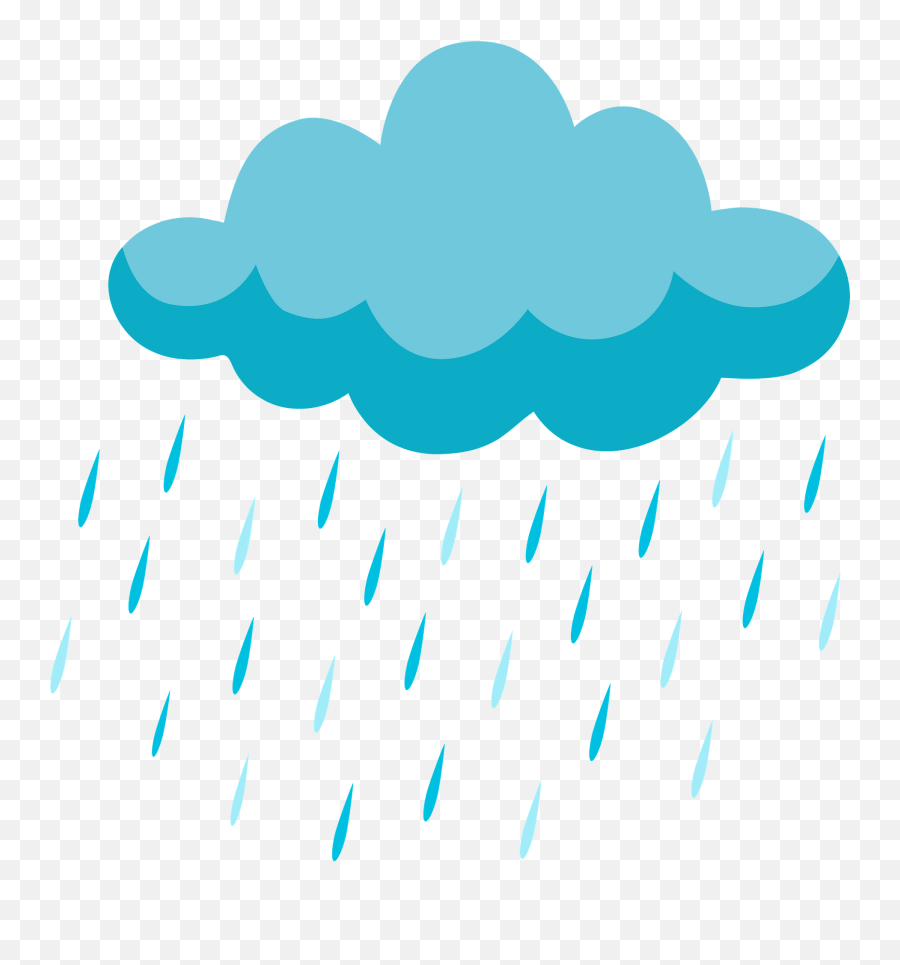 Cloud With Rain Clipart Free Download Transparent Png - Rain Clipart Emoji,Rain Clipart