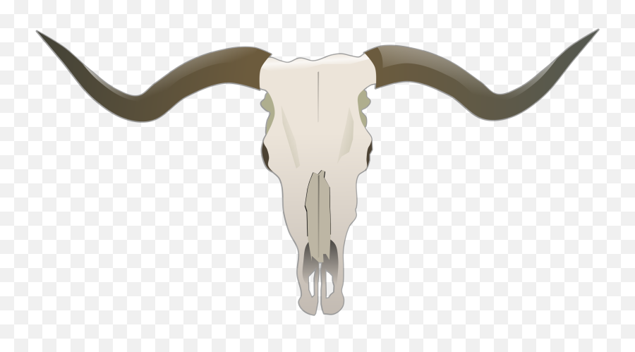 Longhorn Skull Clipart - Craneo De Toro Vector Png Emoji,Cow Head Clipart