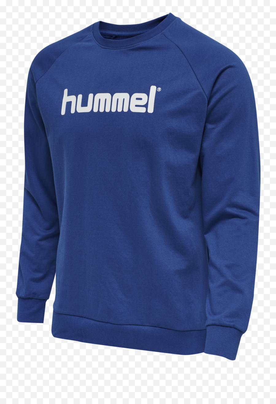 Hummel Go Cotton Logo Sweatshirt Woman - Long Sleeve Emoji,Cotton Logo