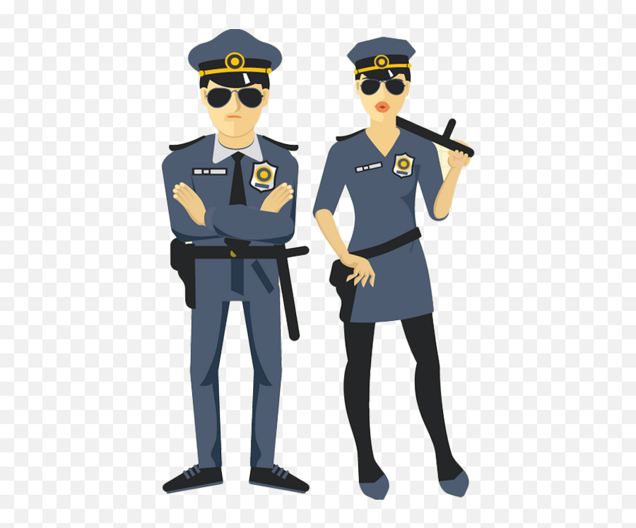 Duty Adhesive Picture Police Samsung Of Material Clipart - Transparent Police Officer Cartoon Emoji,Policeman Clipart