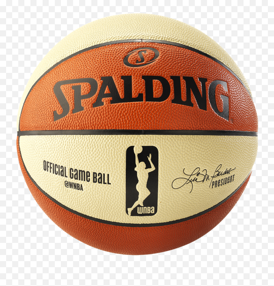 Spalding Wnba Official Game Basketball - Wnba Basketball Png Spalding Emoji,Basketball Transparent Background