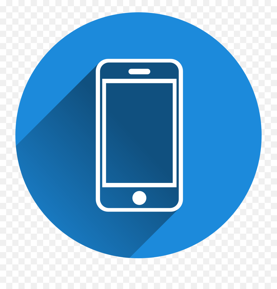 Index Of Imgicon - Mobile Phone Icon Blue Png Emoji,Celular Png
