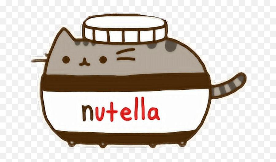 Nutella Pusheen Cat Cute Xxx - Nutella Pusheen Nutella Pusheen Cat Emoji,Pusheen Transparent Background