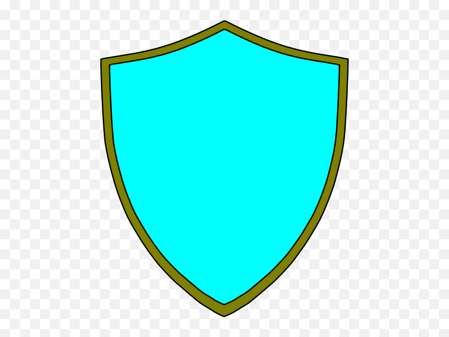 Blue Gold Shield Clip Art At Clker - Shield Clipart Light Blue Emoji,Gold Shield Png