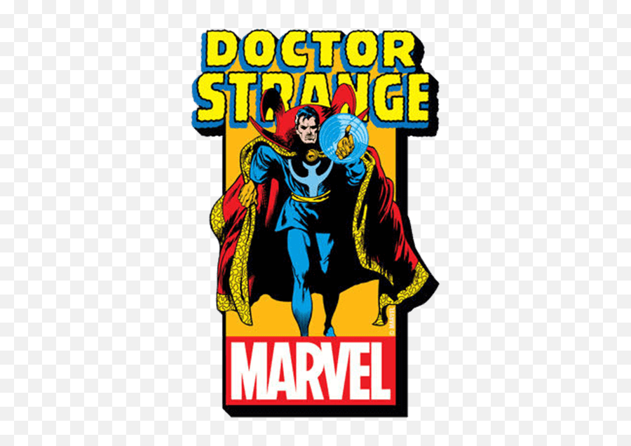 Download Doctor Strange Logo Magnet - Classic Marvel Comic Marvel Doctor Strange Logo Comic Emoji,Marvel Comic Logo